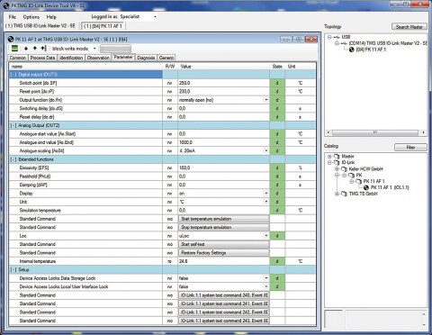 매개변수 및 명령어 설정.